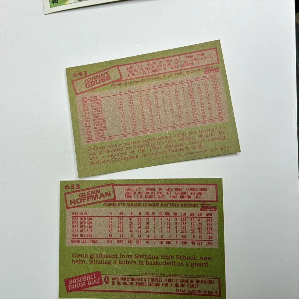 1985 Topps Baseball Complete Set (#1-792): McGwire, Clemens, Puckett RCs